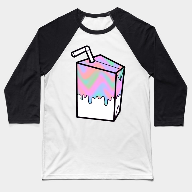 Holographic milk carton Baseball T-Shirt by KO-of-the-self